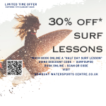 Discounted offer on surf lessons
