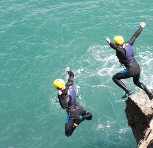 Coasteering in Newquay, Cornwall Newquay Water Sports Centre