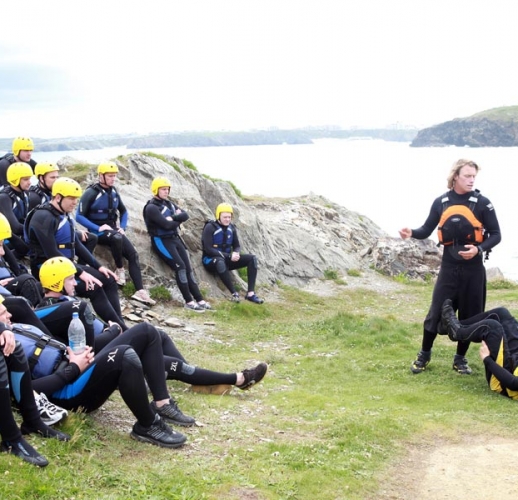 Coasteering in Newquay, Cornwall Newquay Water Sports Centre